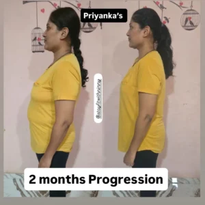 2 months back… this felt far. Today, it’s real.7 kgs down and a completely different confidence