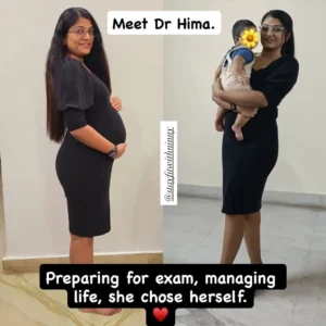 Dr. Hima’s journey is a powerful reminder that transformation is not about having less responsib